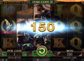 Игровой автомат «Полубоги 2» от компании Spinomenal