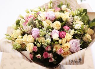 Букеты в европейском стиле