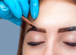 Окрашивание бровей хной: преимущества