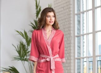 Домашний халат – классическая женская одежда