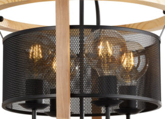 Деревянные люстры — многообразие современного освещения