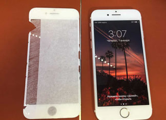 Этапы замены стекла на iPhone 7